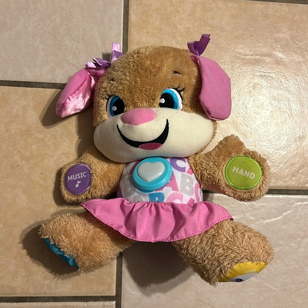 Toddler fisher price learning girl teddy bear bear
